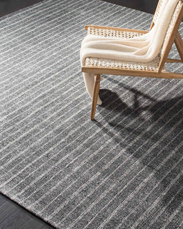 Miles Stripe Flat-Weave Runner, 3' x 5'